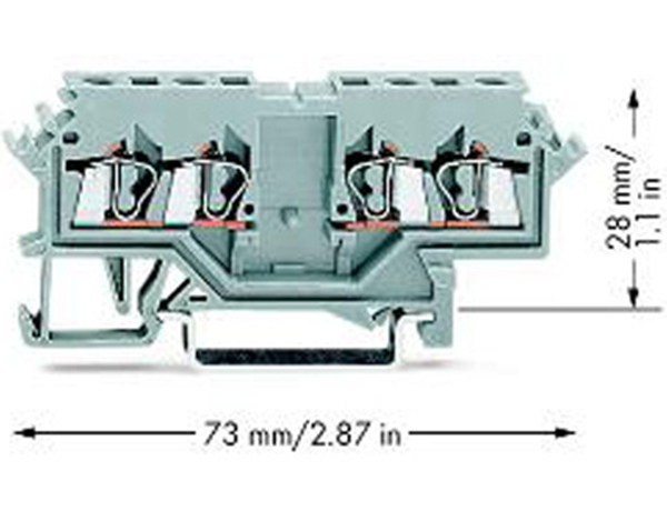 TD2.5-143 series front terminal