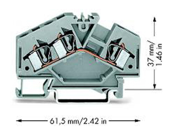 TD4-230 series inclined terminal block